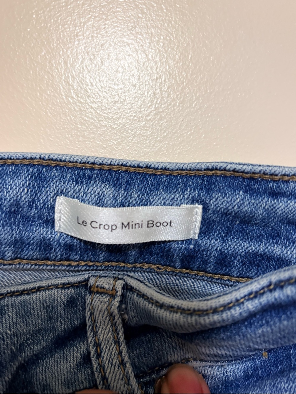 Frame Denim Light Blue Flare Crop Jeans - Picture 7 of 9